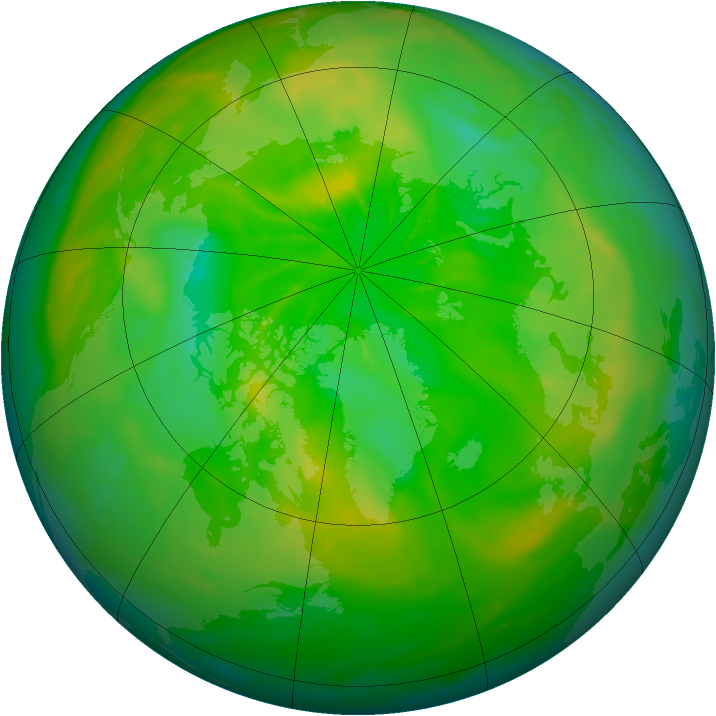 Arctic ozone map for 26 June 2014